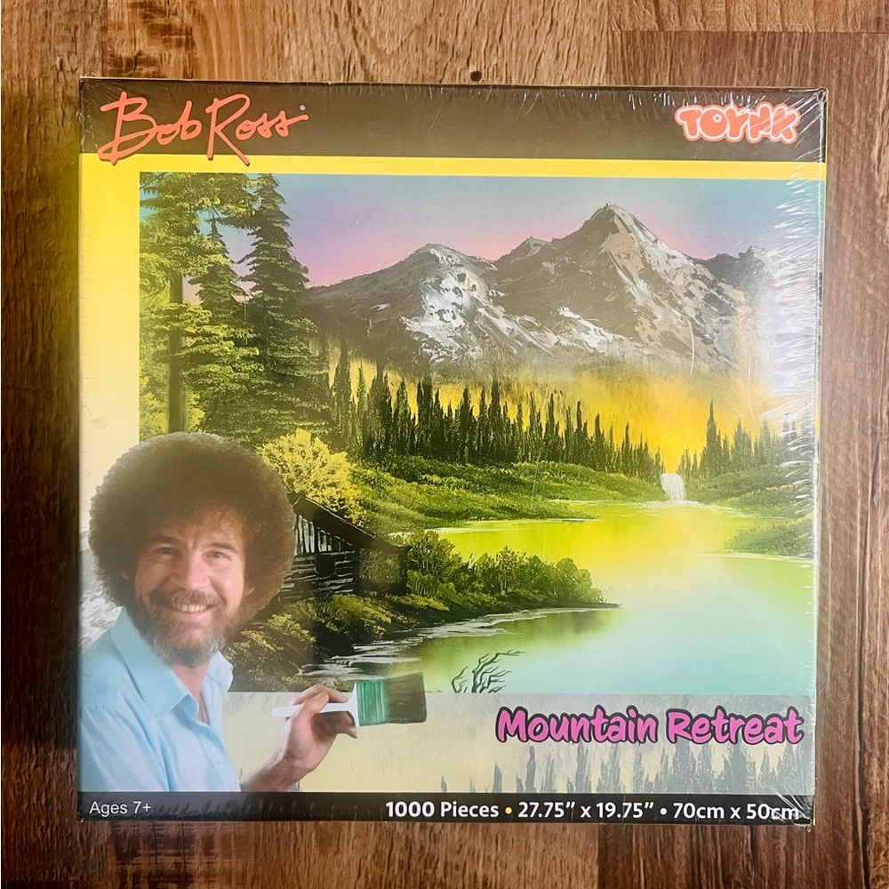 Bob Ross Mountain Retreat Puzzle